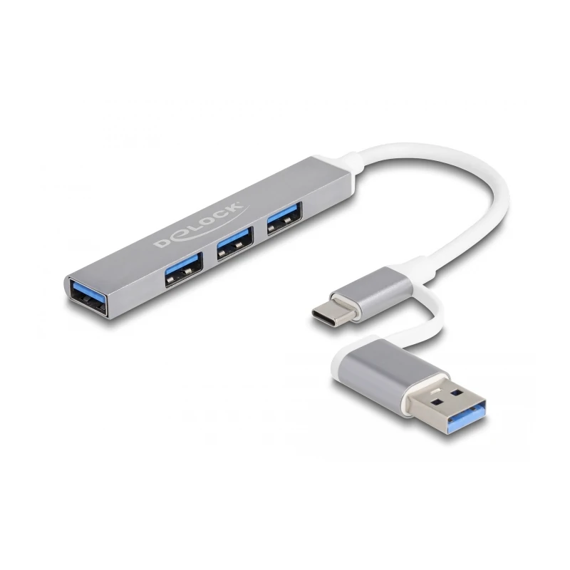 Delock Hub USB 4p C 7 A a 3 x USB 20 A